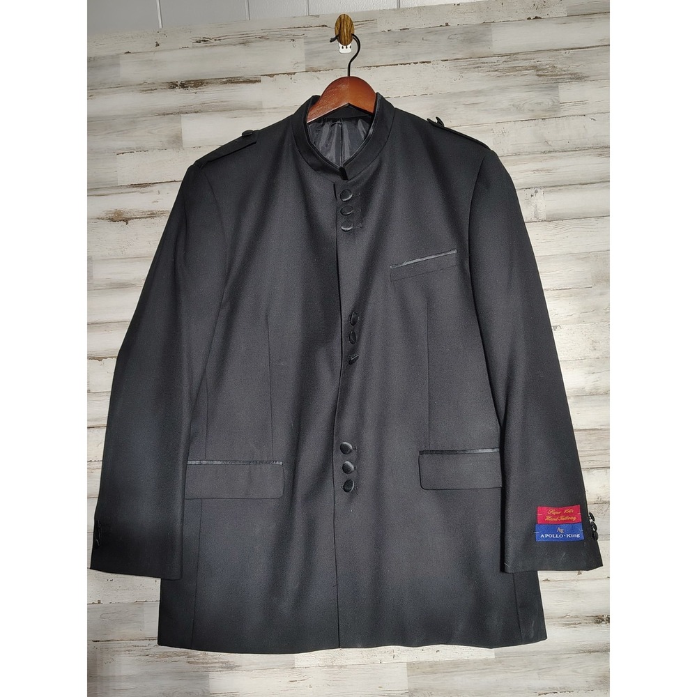 Apollo King 46R‎ Black Double Breasted Mens Jacket